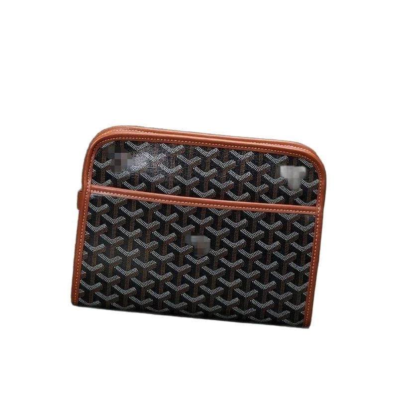 Goyard Travel Bags Zippered toiletry pouch with chevron monogram image 5
