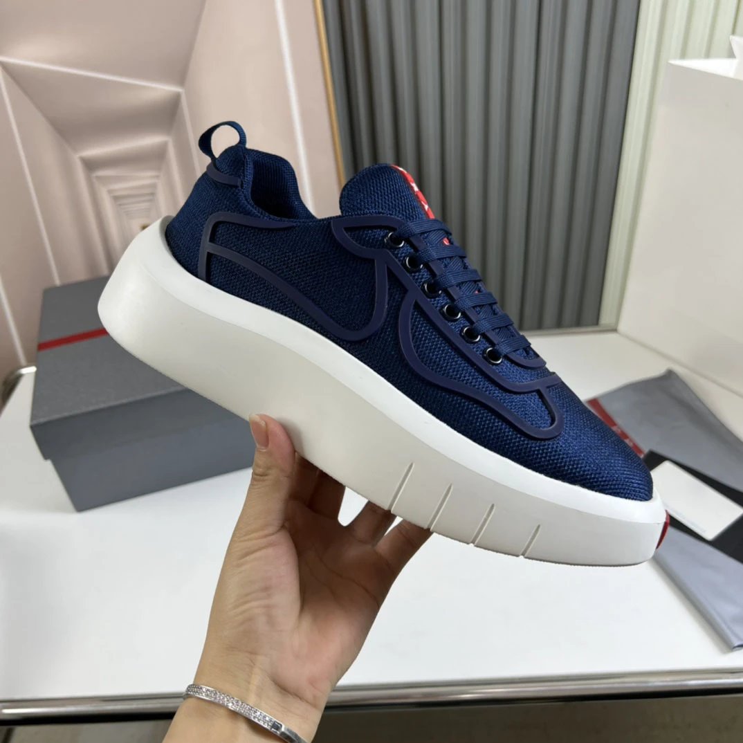 Unbranded Sneakers Mesh lace-up with chunky platform soles image 2
