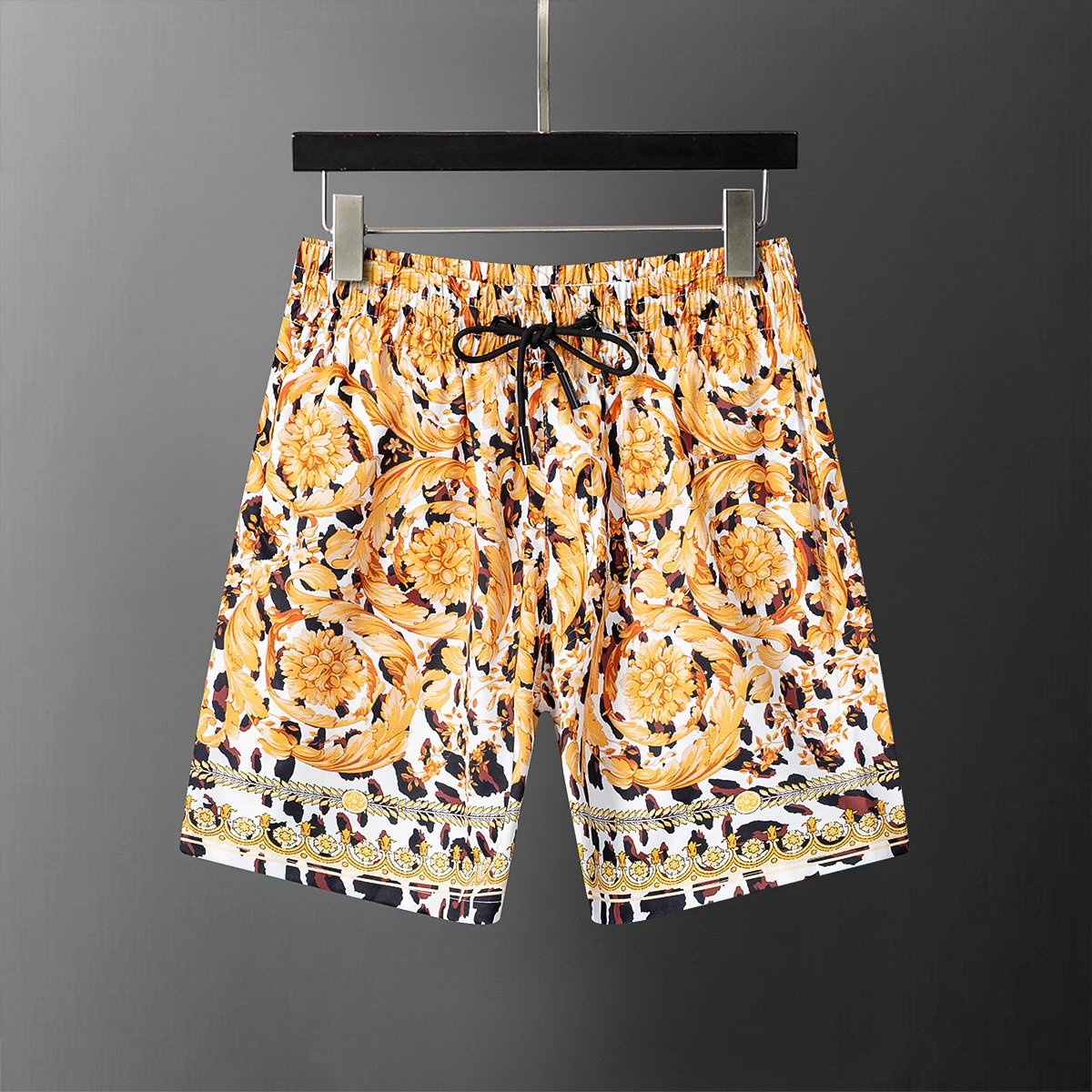 Unbranded Shorts Elastic-Waist — 28077 Golden Flower
