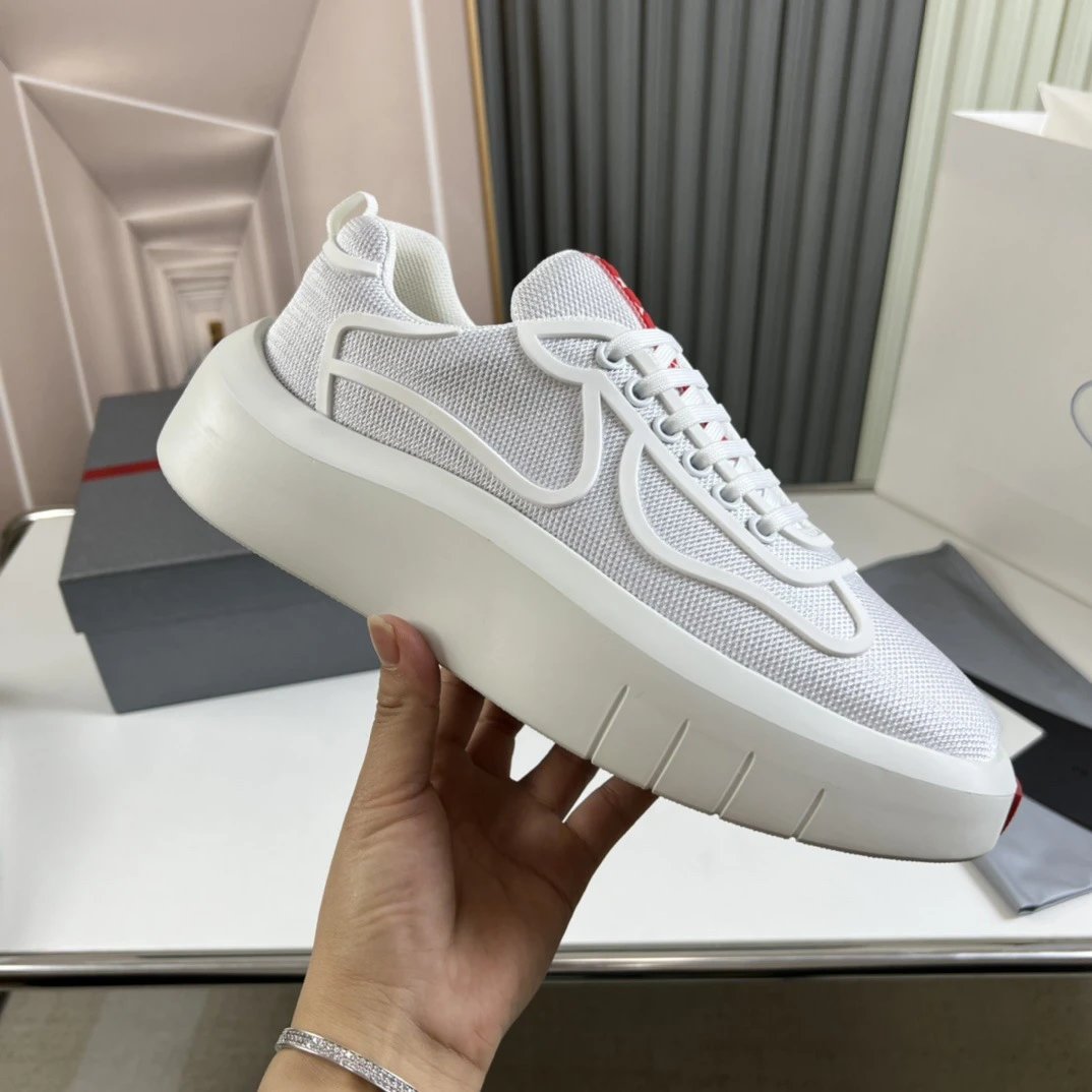 Unbranded Sneakers Mesh lace-up with chunky platform soles image 3