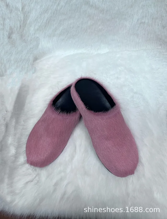 Unbranded Slippers Faux Fur Closed-Toe Mule product detail image 5
