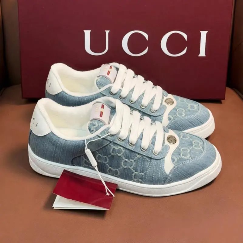 Gucci Sneakers Screener low-top lace-up with Web stripes and GG pattern panels product image