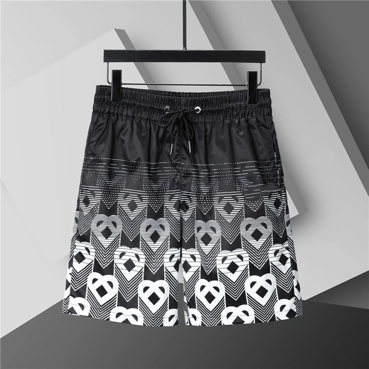 Dior Swimwear Elastic Drawstring Logo-Print Swim Shorts — 3827 black
