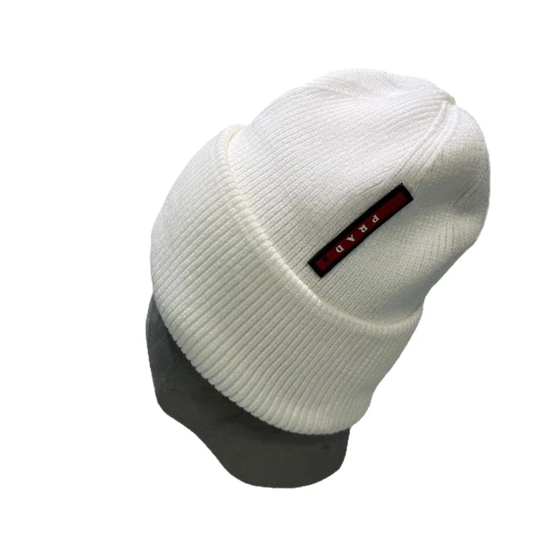 Prada Hats Ribbed Cuffed Knit Beanie image 5
