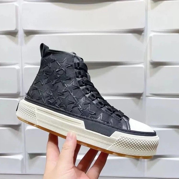 AMIRI Sneakers High-Top Canvas with Star Appliqués — Figure 4
