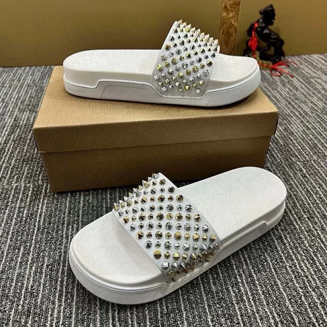 Unbranded Slippers Open-Toe Studded Slide product detail image 2