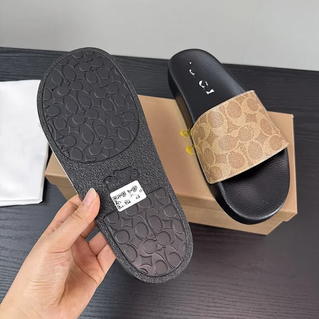 Coach Slippers Monogram Print Slide product detail image 2