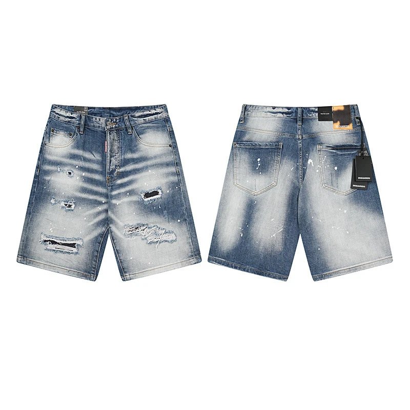 Dsquared2 Shorts Distressed washed denim image 3