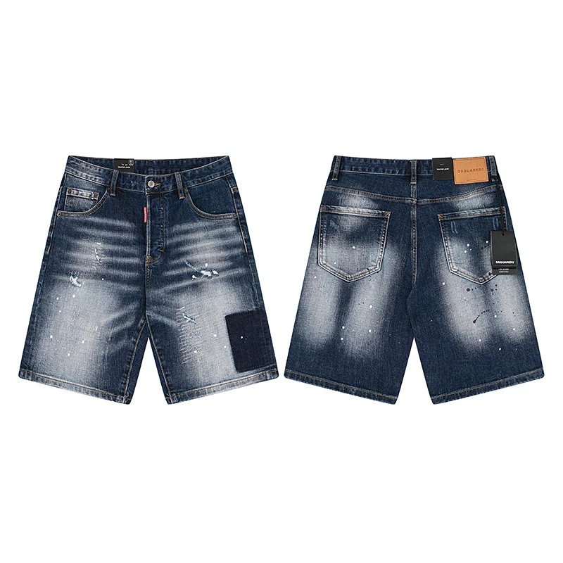 Dsquared2 Shorts Distressed washed denim — 2056