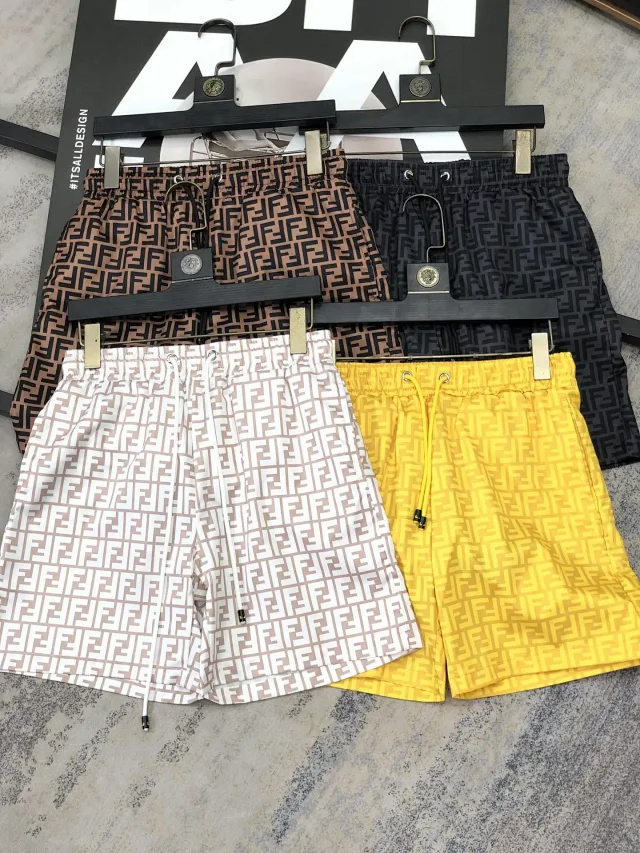 Fendi Swimwear FF monogram swim shorts product detail image 3