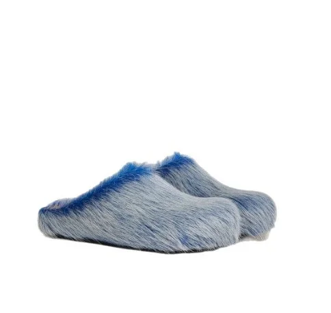 Unbranded Slippers Faux Fur Closed-Toe Mule product detail image 12