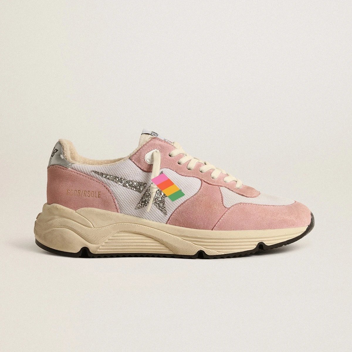 Unbranded Sneakers Distressed star-appliqué chunky — 13