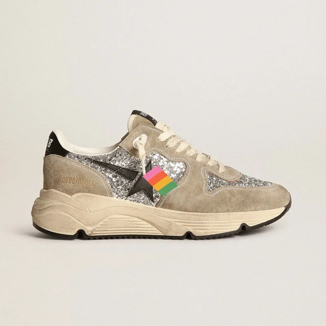 Unbranded Sneakers Distressed star-appliqué chunky product detail image 18