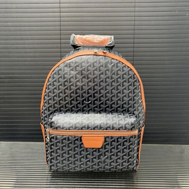 Goyard Backpacks Goyardine Chevron Print Backpack product detail image 4
