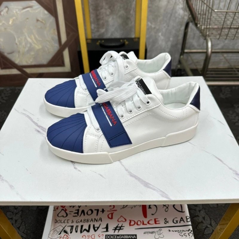 Dolce & Gabbana Sneakers Velcro Strap Shell-Toe — 1