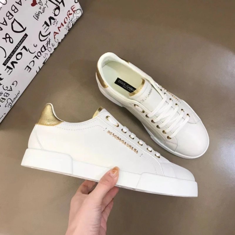 Dolce & Gabbana Sneakers Velcro Strap Shell-Toe — 14