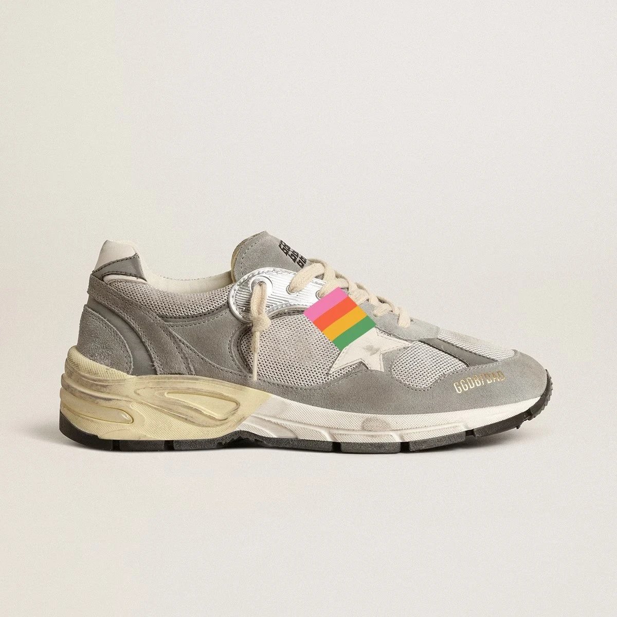 Unbranded Sneakers Distressed star-appliqué chunky — 2