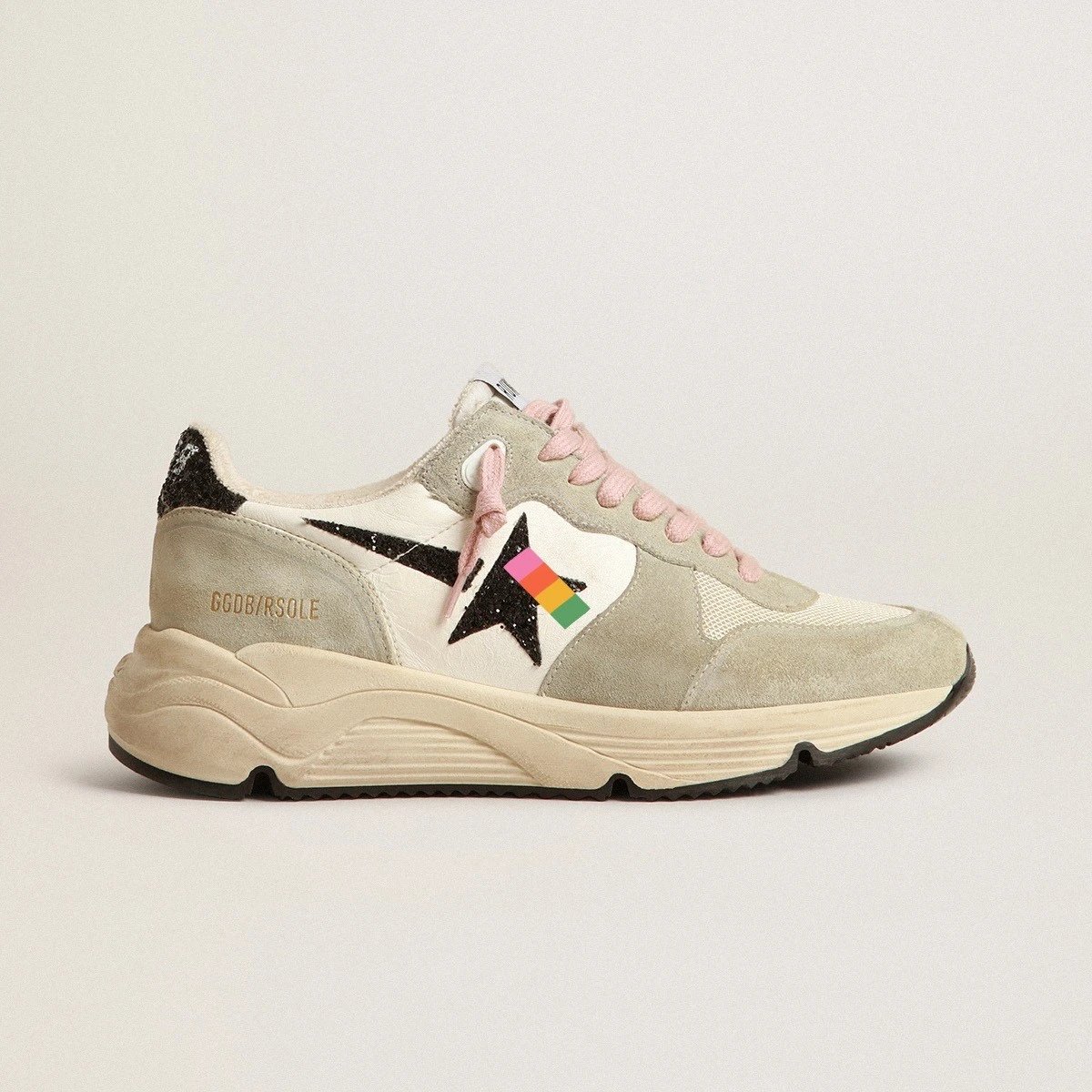 Unbranded Sneakers Distressed star-appliqué chunky — 4