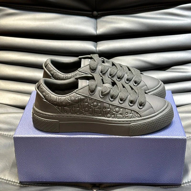 Dior Sneakers Low-Top Logo-Print — 08
