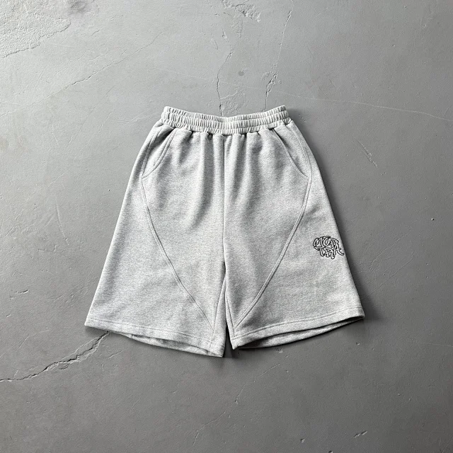 Unbranded Shorts Embroidered Letter Sweat with Contrast Pocket Inserts product detail image 1