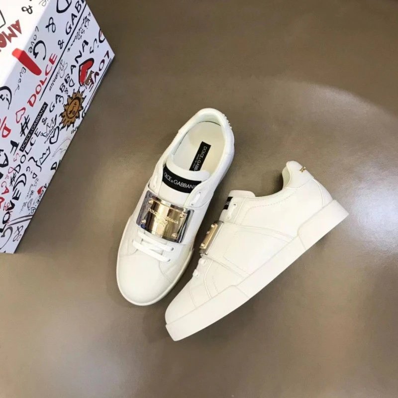 Dolce & Gabbana Sneakers Velcro Strap Shell-Toe — 40