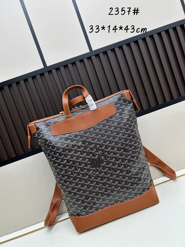 Goyard Backpacks Chevron Monogram Backpack with Top Handles product detail image 3