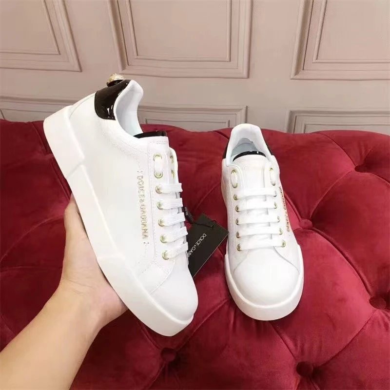 Dolce & Gabbana Sneakers Velcro Strap Shell-Toe — 11