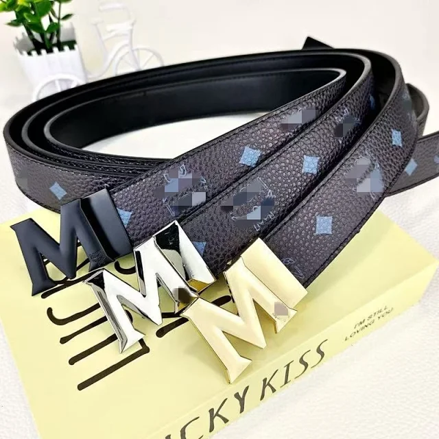Unbranded Belts M Letter Buckle Patterned Belt product detail image 5