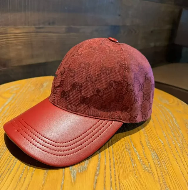 Gucci Hats GG Monogram Baseball Cap with Contrast Curved Brim product detail image 13