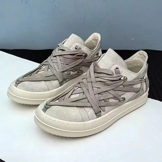 Unbranded Sneakers Low-Top with Wrapped Lace Design product detail image 4