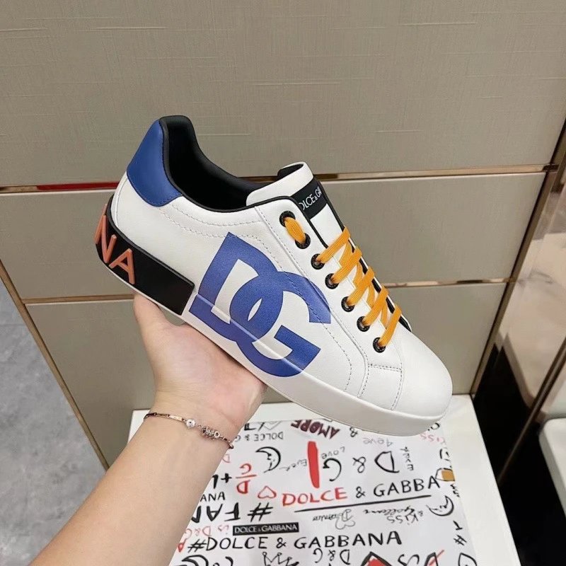 Dolce & Gabbana Sneakers Velcro Strap Shell-Toe — 21