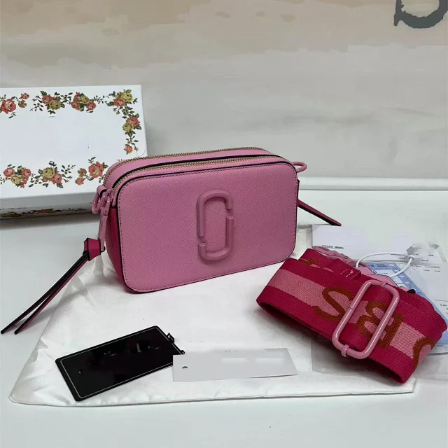 Marc Jacobs Crossbody Bags Snapshot camera bag with double-J hardware and wide logo strap product detail image 8