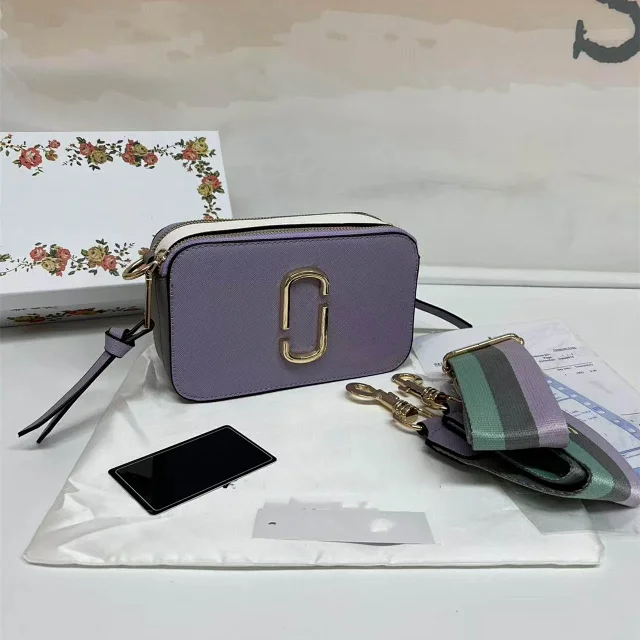 Marc Jacobs Crossbody Bags Snapshot camera bag with double-J hardware and wide logo strap product detail image 1