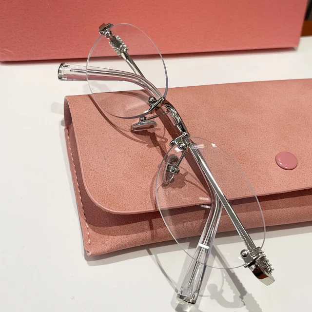 Unbranded Eyewear EF63008 Rimless Oval Glasses product detail image 31
