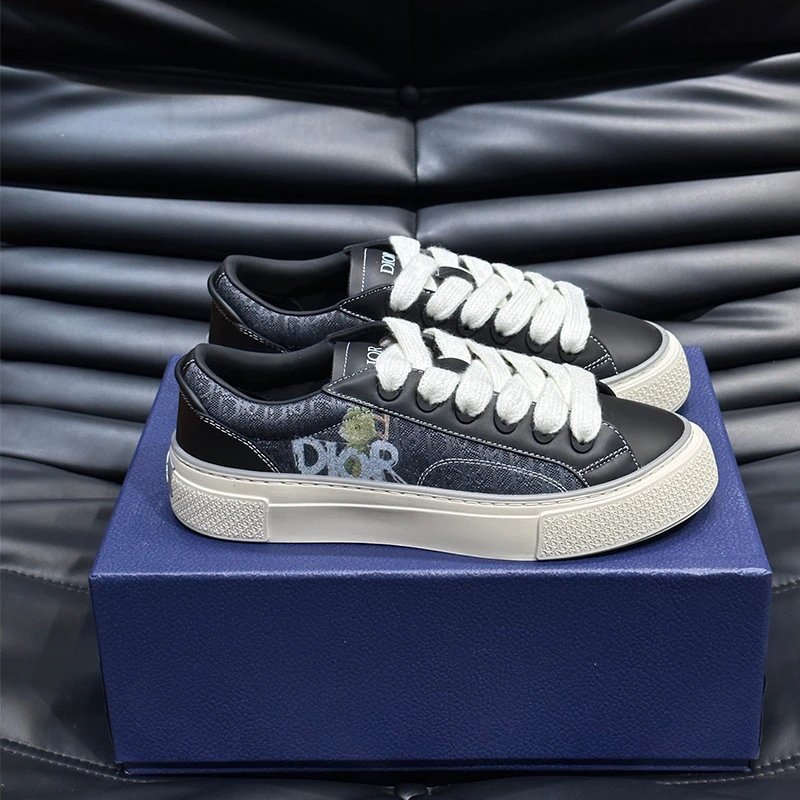 Dior Sneakers Low-Top Logo-Print — 05