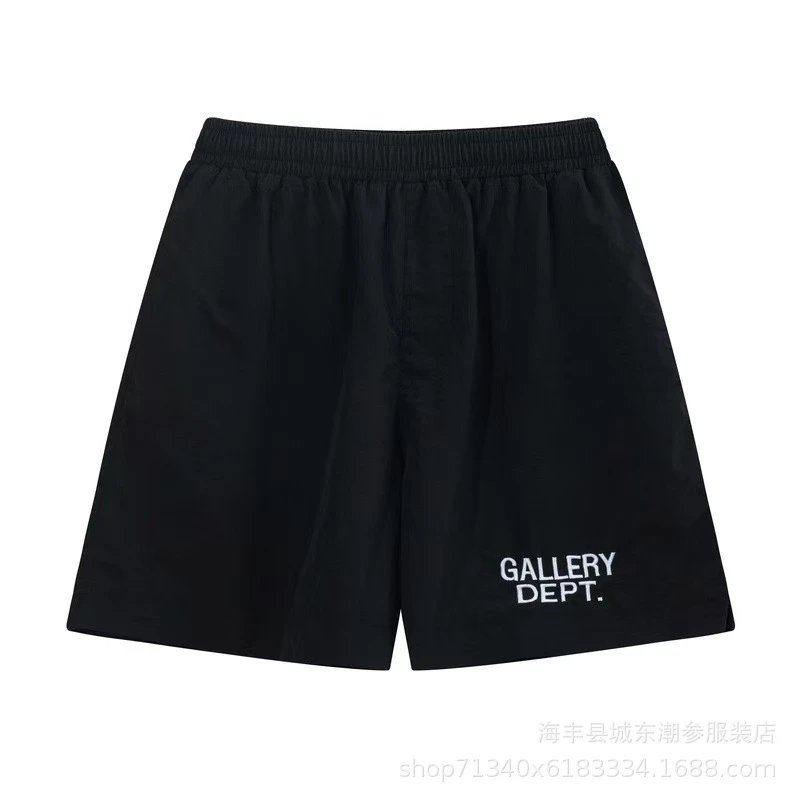 Gallery Dept. Trousers Elastic-Waist Drawstring Sweatpants — D03 Black