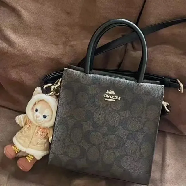 Coach Crossbody Bags Mini Signature Canvas Top-Handle product detail image 1