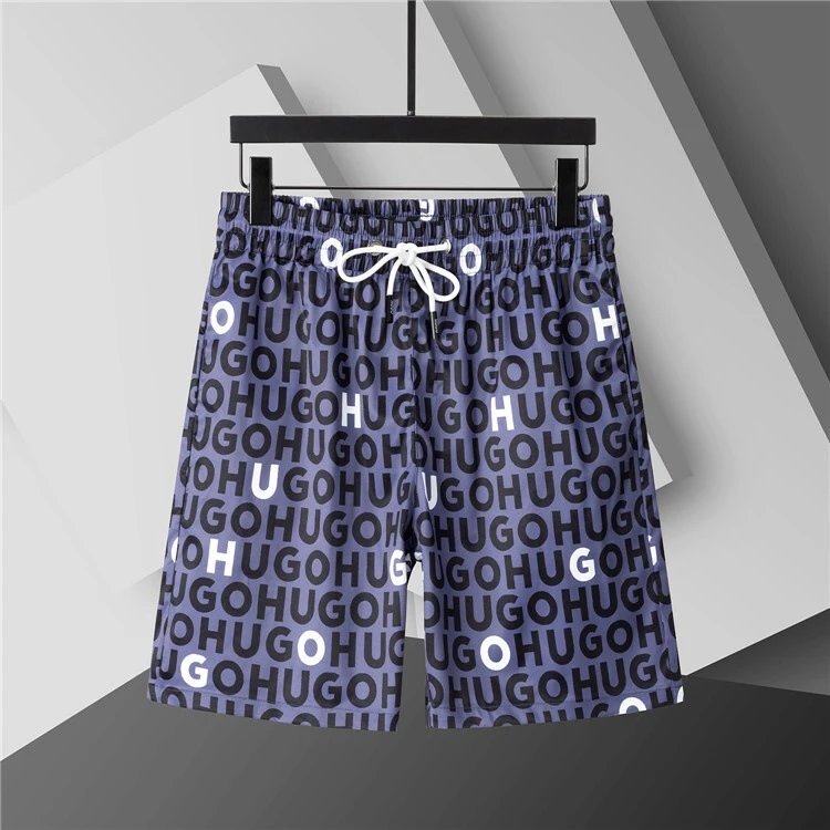 Dior Swimwear Elastic Drawstring Logo-Print Swim Shorts — 3898 blue