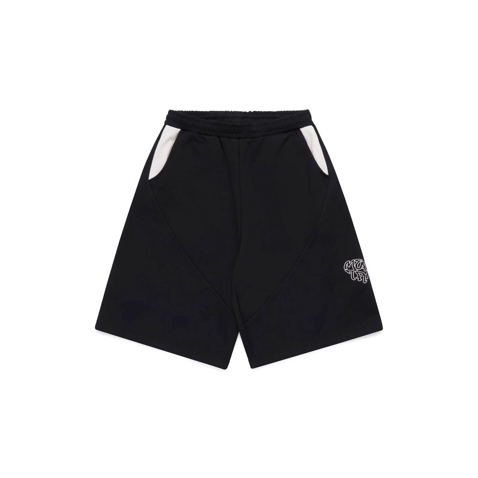 Unbranded Shorts Embroidered Letter Sweat with Contrast Pocket Inserts image 3