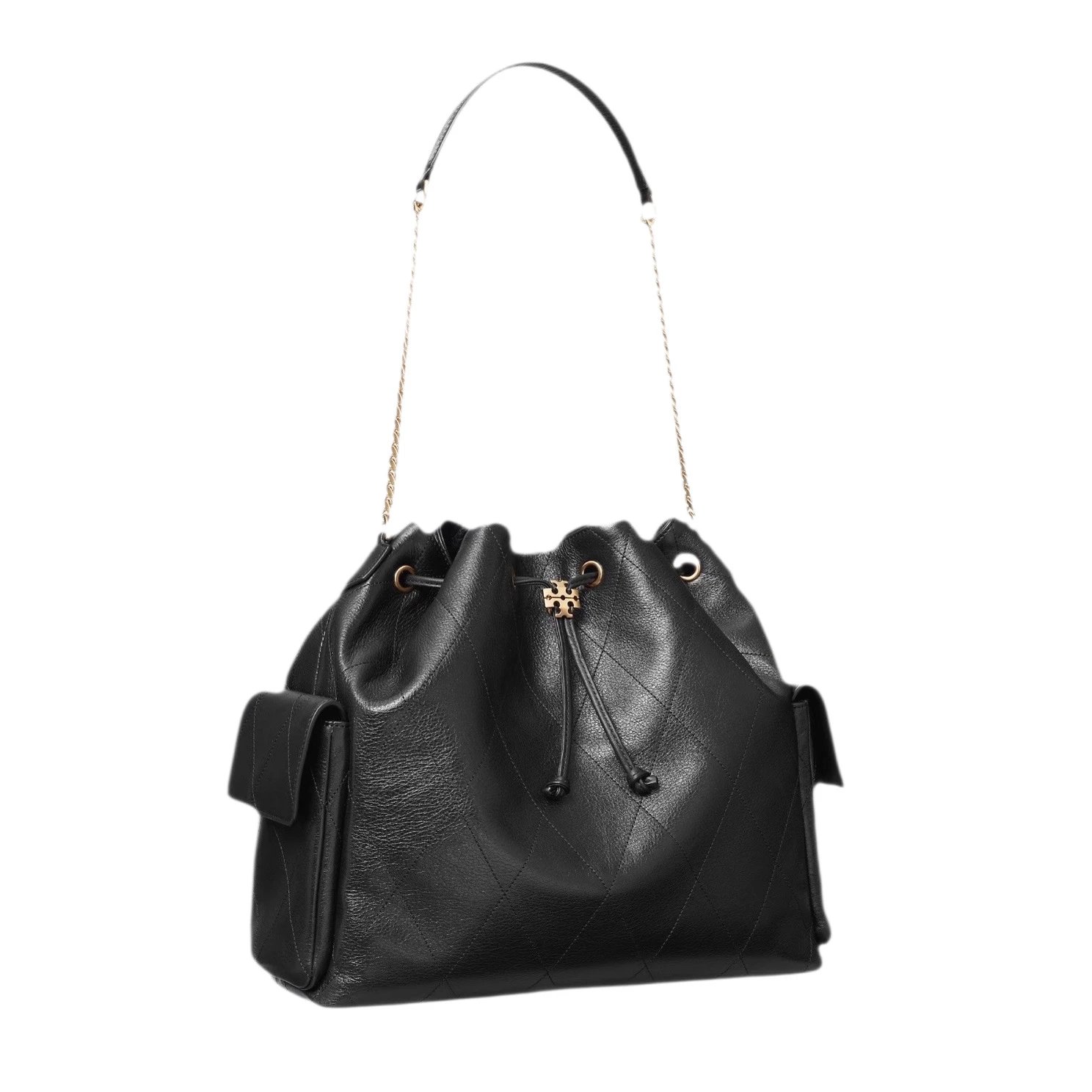 Tory Burch Shoulder Bags Quilted Drawstring Bucket Bag image 5