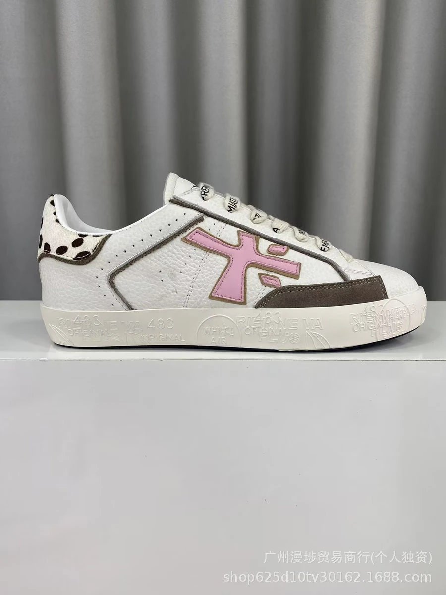 Premiata Sneakers Low-Top Lace-Up with Contrast Logo Appliqué — Figure 11