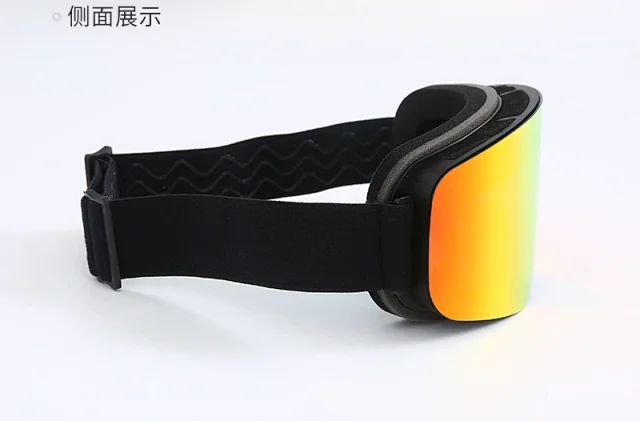 Unbranded Eyewear HX 16 cylindrical ski goggles with mirrored lens product detail image 20