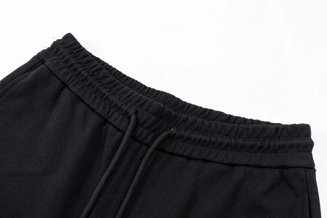 Prada Shorts Elastic Drawstring with Contrast Striped Leg Panel product detail image 5