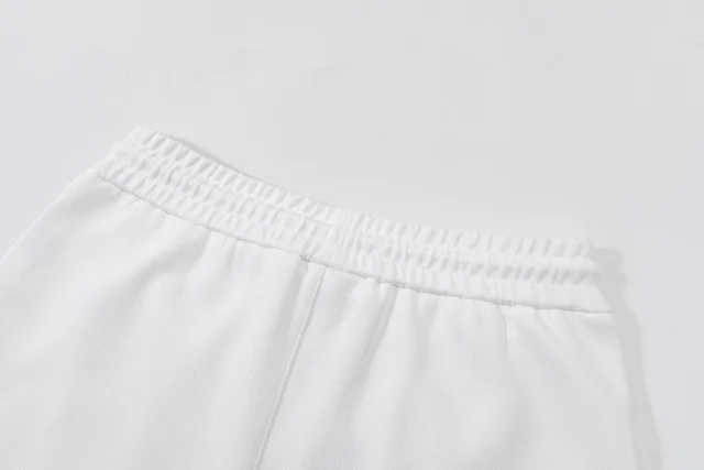 Prada Shorts Elastic Drawstring with Contrast Striped Leg Panel product detail image 18