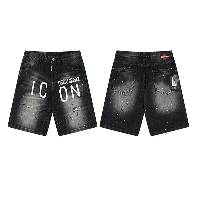 Dsquared2 Shorts Distressed washed denim — 2030