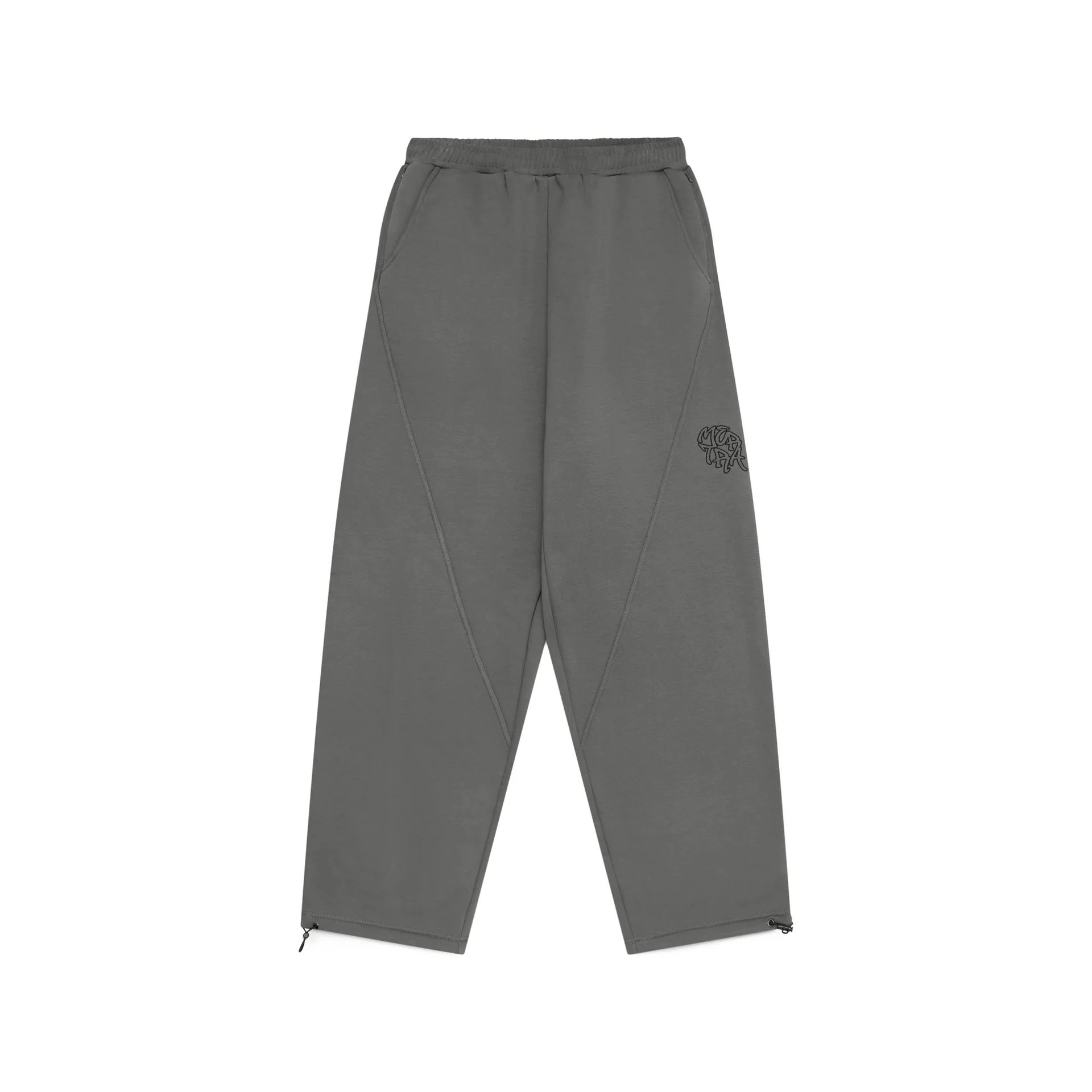 Unbranded Shorts Embroidered Letter Sweat with Contrast Pocket Inserts — ME New Trousers/Dark Gray