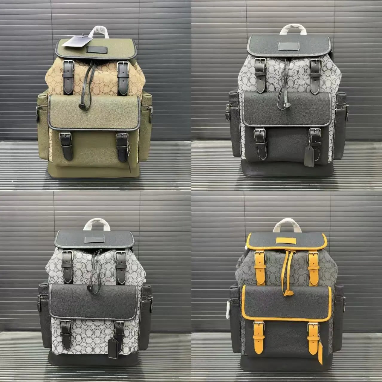 Coach Backpacks Flap backpack with buckle straps and front pocket image 2