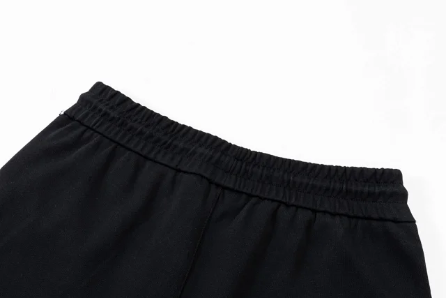 Prada Shorts Elastic Drawstring with Contrast Striped Leg Panel product detail image 10