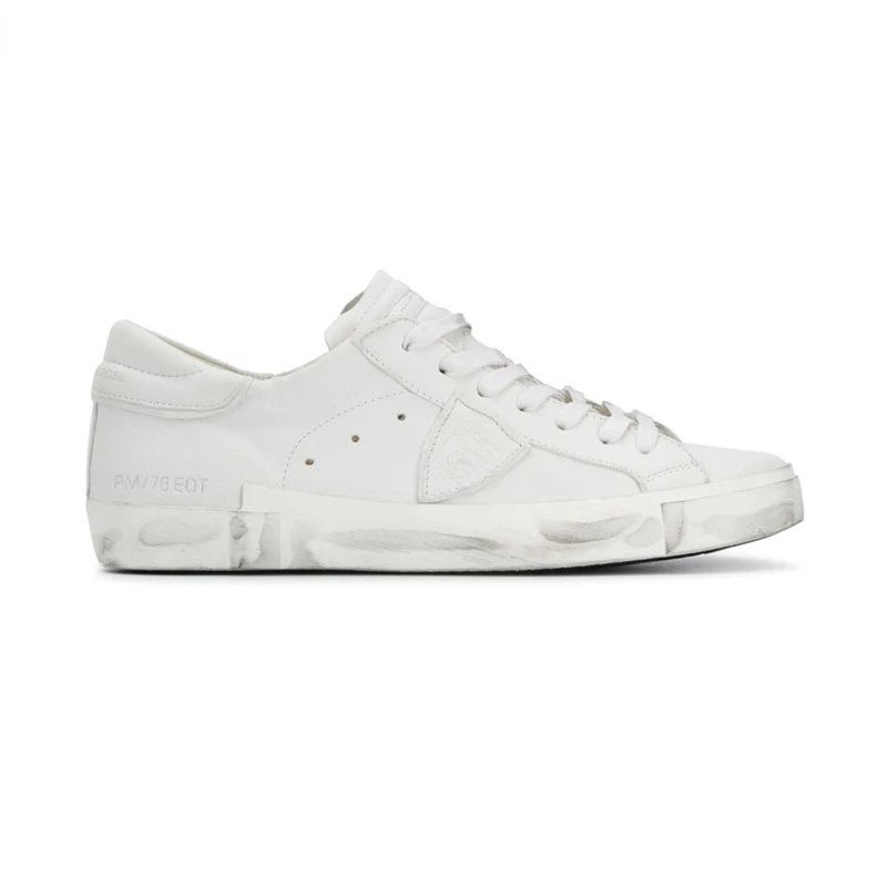 Philippe Model Sneakers Low-Top Shield-Logo — Granny gray