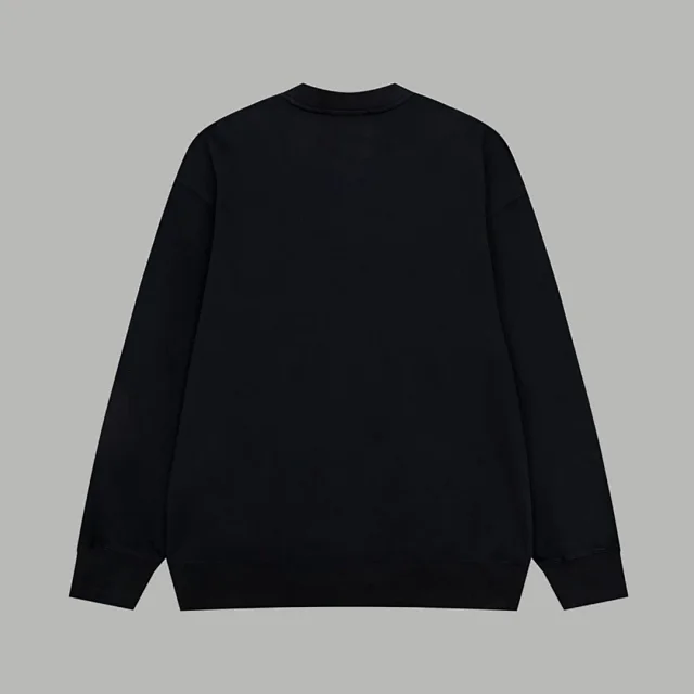 CELINE Hoodies & Sweatshirts Crewneck sweatshirt with varsity logo print product detail image 3